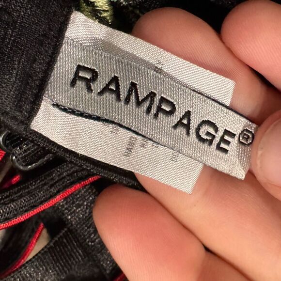 Rampage Y2K Rose Semi Sheer Strappy Bra Women’s 34C - Picture 2 of 4